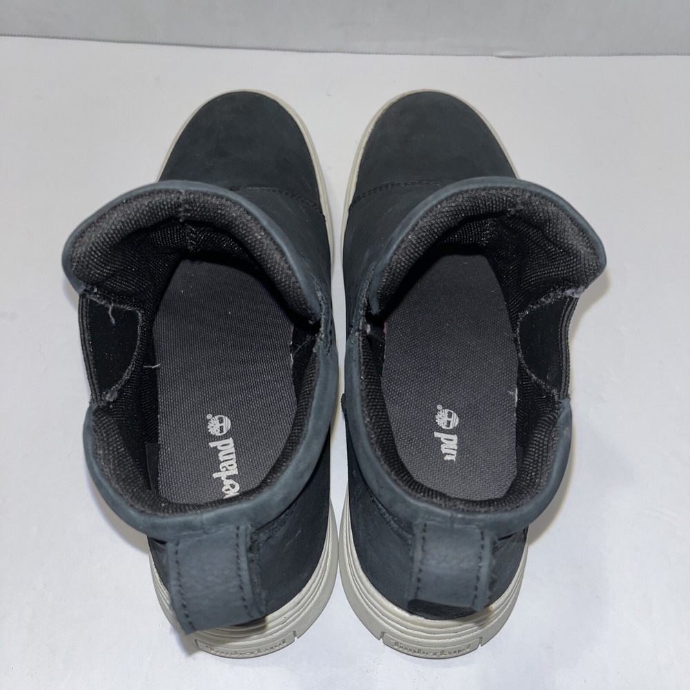 Timberland Womens Londyn Chelsea‎ High Top Pull On Sneaker Boots Sz 6.5 Black - Picture 3 of 15